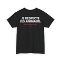 T-Shirt "Je respecte les animaux "