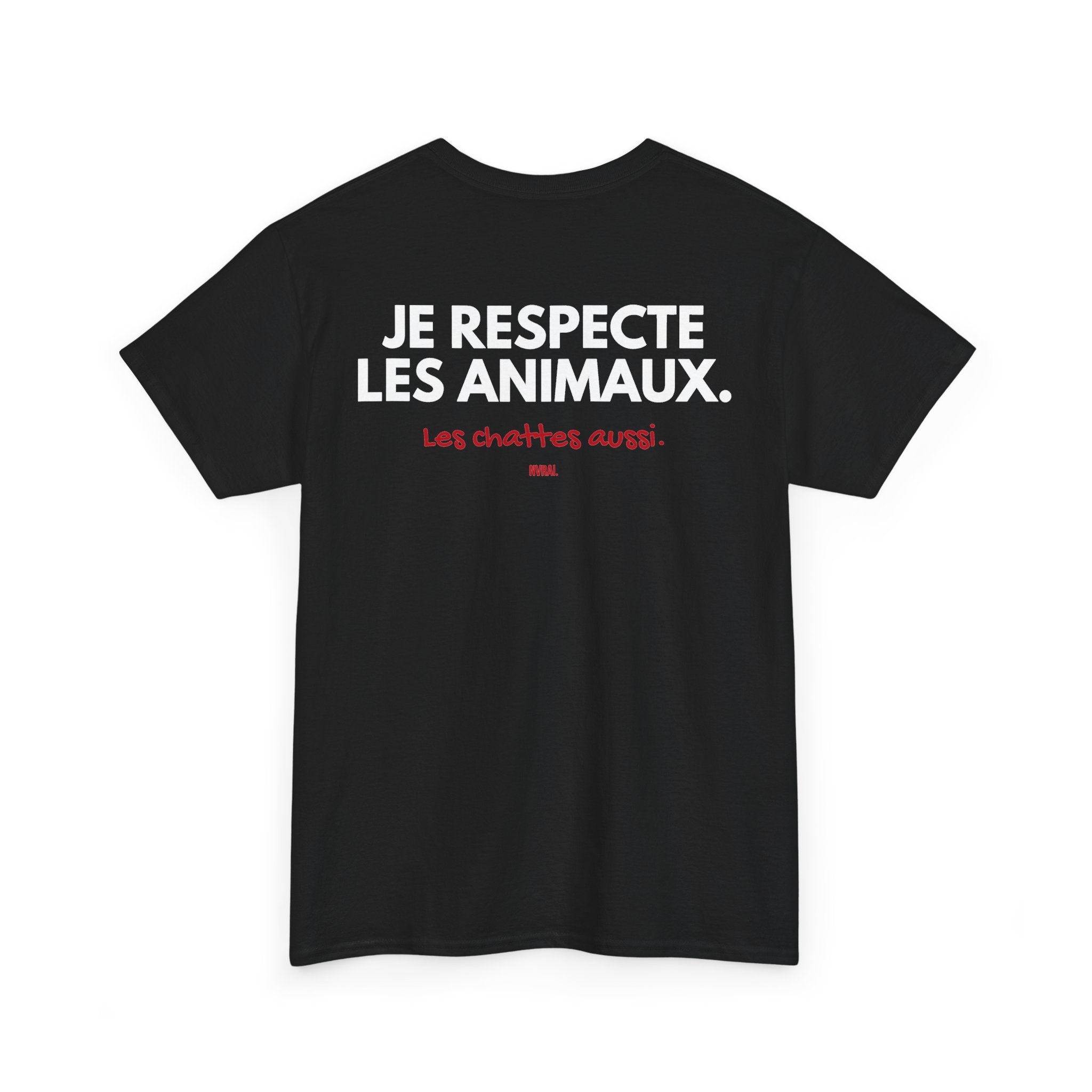 T-Shirt "Je respecte les animaux "