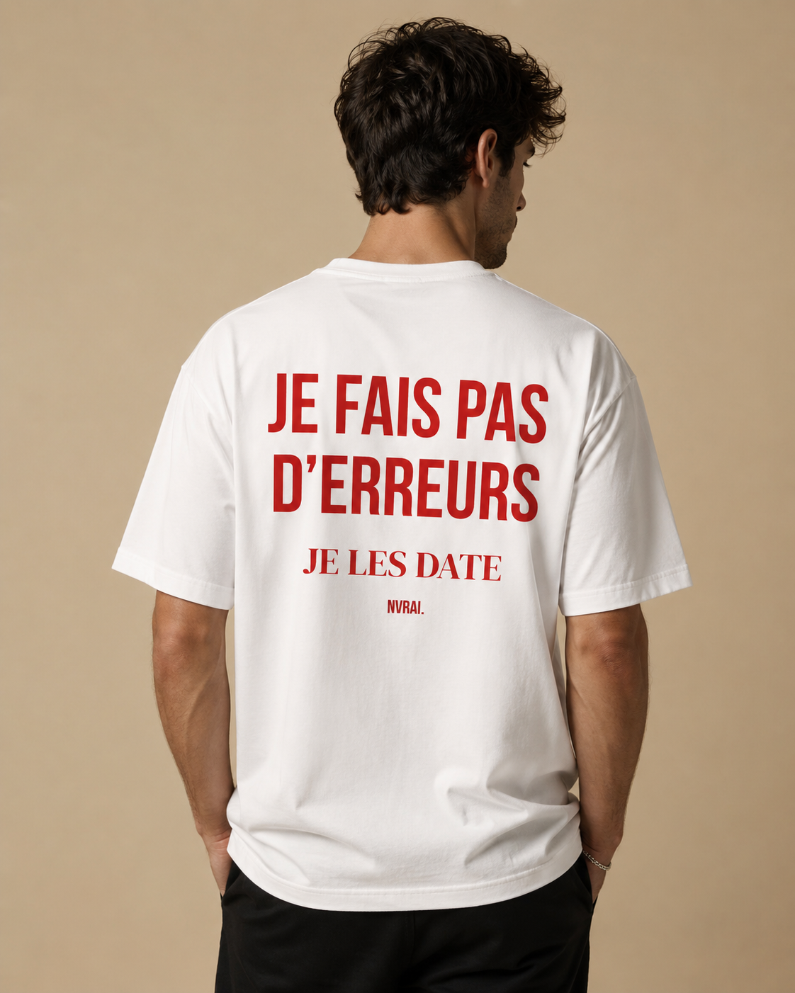 T‑Shirt “JE FAIS PAS D’ERREURS “