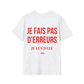 T‑Shirt “JE FAIS PAS D’ERREURS “